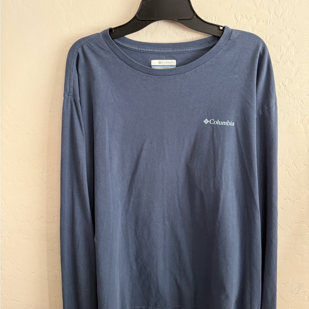 Columbia Men's Slate Blue Long Sleeve Tee
